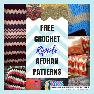 26 Free Crochet Ripple Afghan Patterns