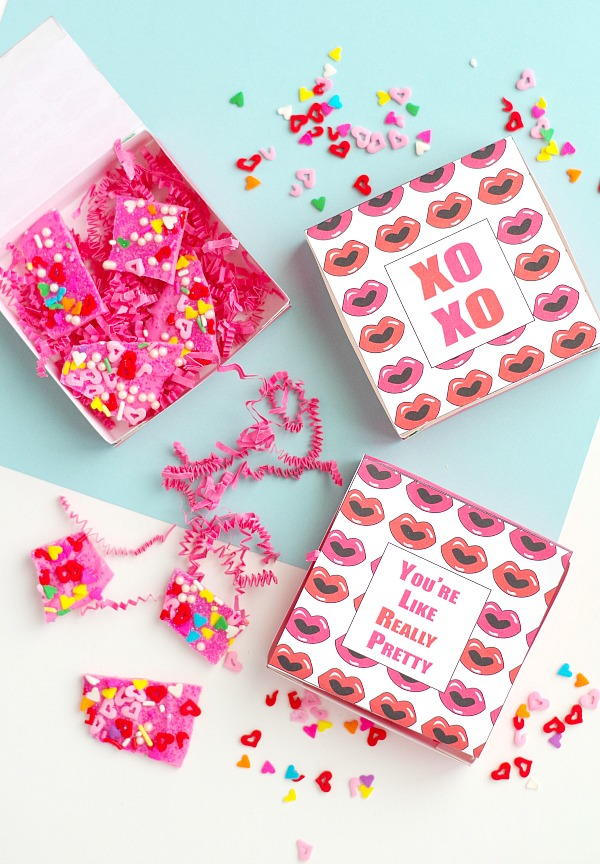 Printable Valentine's Day Gift Boxes | AllFreePaperCrafts.com