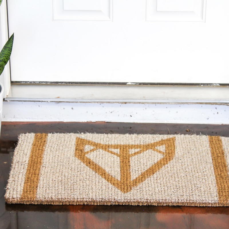 DIY Fox Doormat