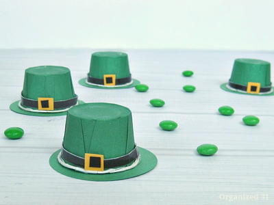 St. Patrick’s Day Leprechaun Hat Treat Cups 