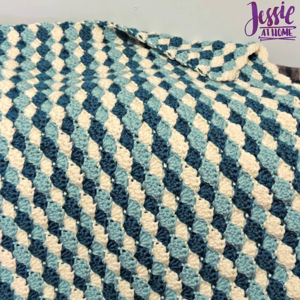 Shell best sale stitch blanket