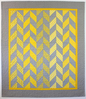 Modern Herringbone Quilt Pattern