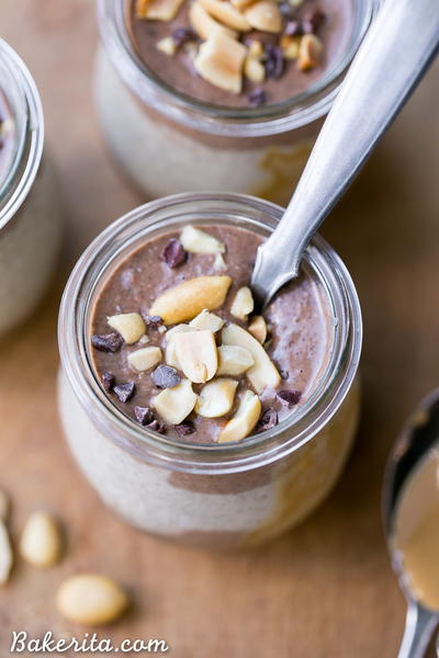 Chocolate Peanut Butter Chia Pudding