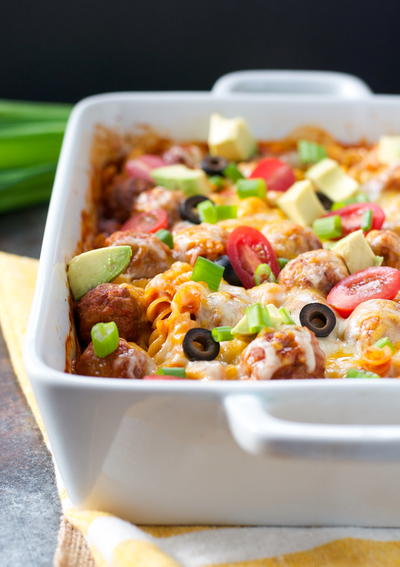 Dump-and-Bake Sloppy Joe Casserole