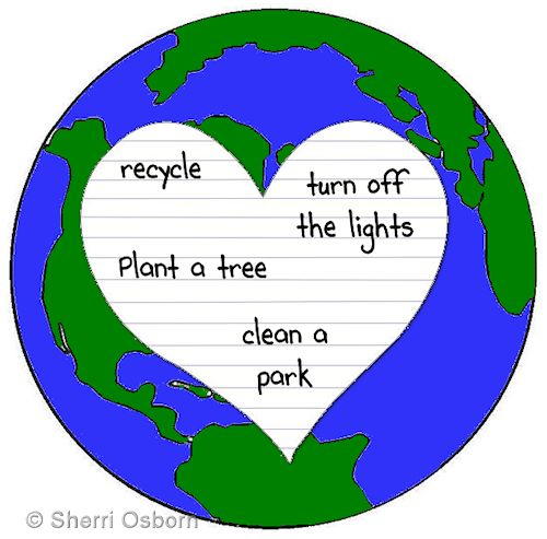 Printable Earth Day Activity Sheet