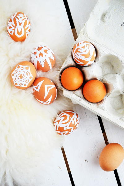 Paper Snowflake Easter Egg Designs