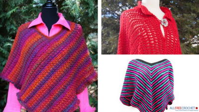 16 Free Crochet Poncho Patterns