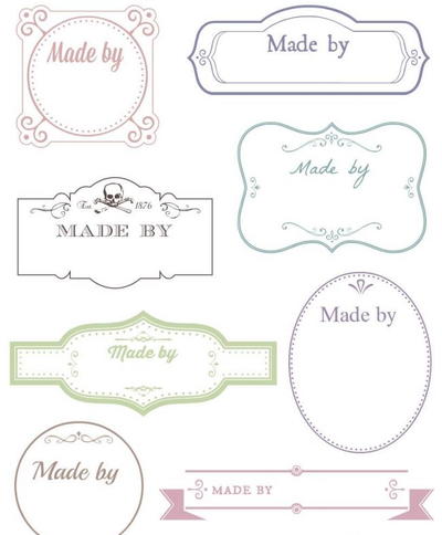 Free Printable Victorian Labels for Handmade Crafts