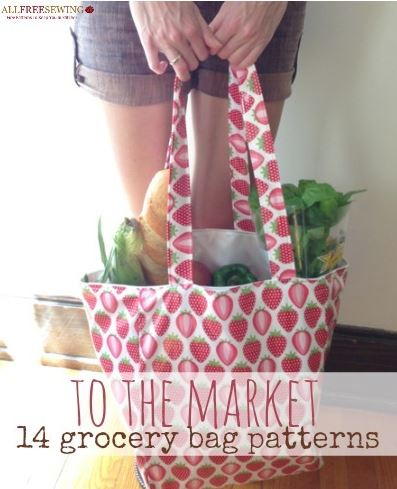 To the Market: 14 Grocery Bag Pattern Ideas | 0