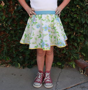 Spring Skirt for Girls Tutorial
