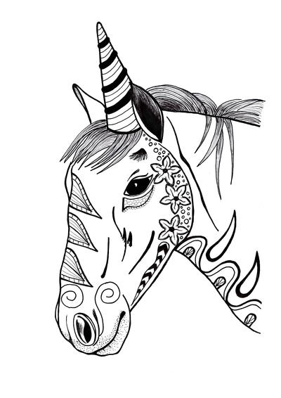 unicorn coloring page pdf download favecrafts