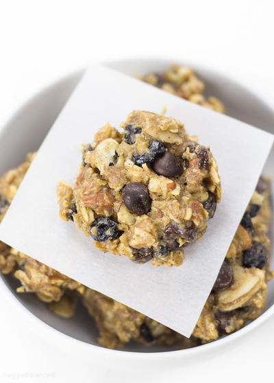 Healthy Blueberry Breakfast Cookies