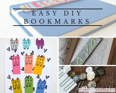 How to make a Simple paper bookmarks,easy paper crafts, 