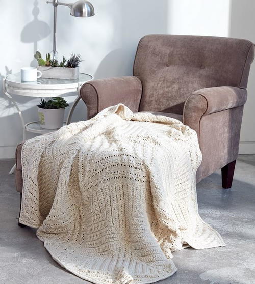 Modern Elegance Knit Blanket