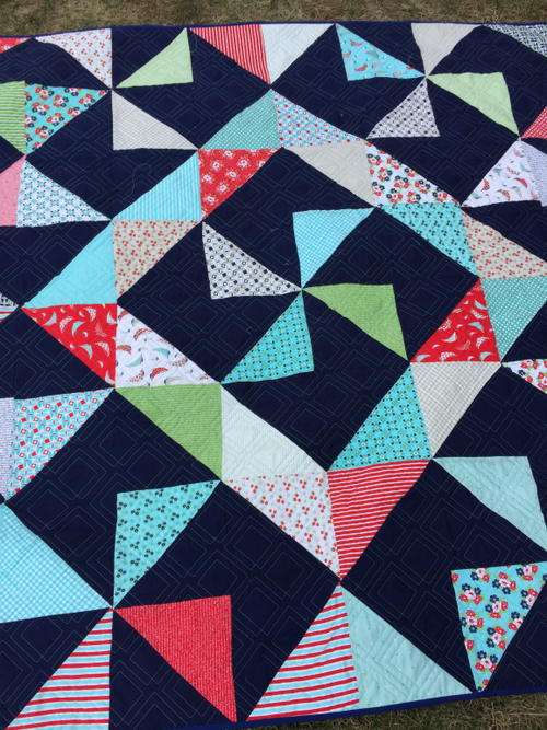 Square Wheel Quilt Pattern