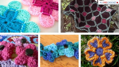 26 Crochet Flower Patterns and Accessories for Spring