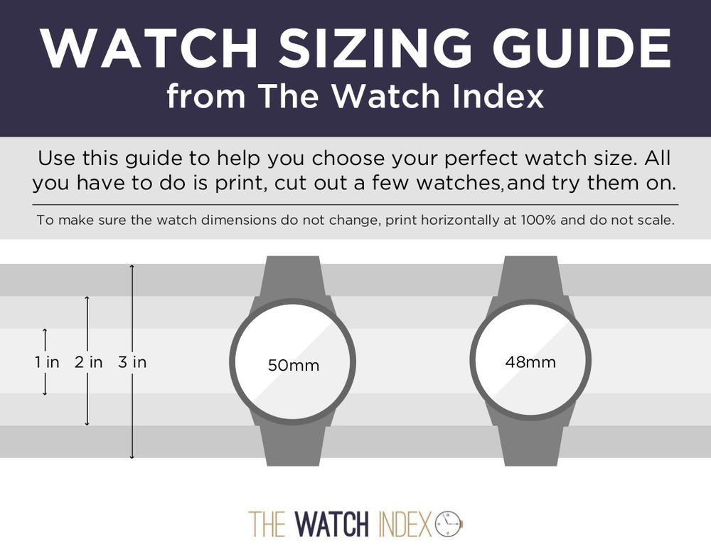 Watch size guide: How to choose the right watch size