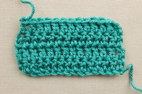 Example of the Double Crochet Stitch