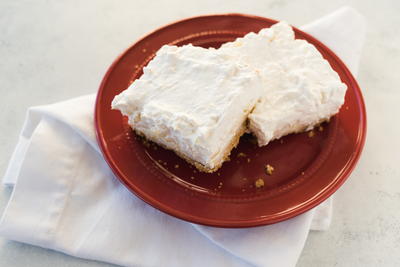 Graham Cracker Crusted Pineapple Dessert