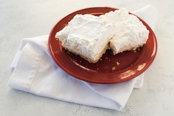 Graham Cracker Crusted Pineapple Dessert