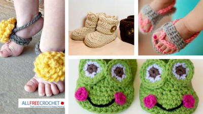 24 Free Baby Sandal Crochet Patterns