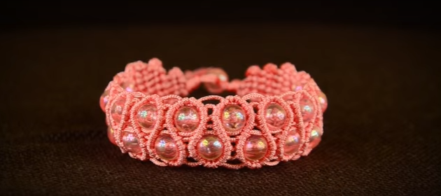 Bohemian Princess Beaded Macrame Bracelet