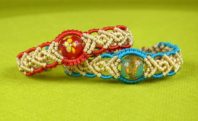 Hawaiian Beach Goddess Macrame Bracelet