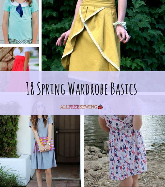 18 Spring Wardrobe Basics | AllFreeSewing.com