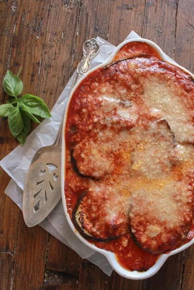 Grilled Eggplant Parmesan