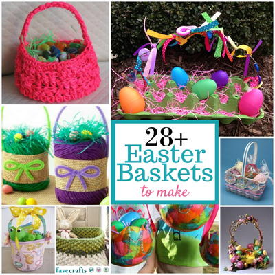 DIY Easter Basket Ideas: 28 Easter Baskets to Make