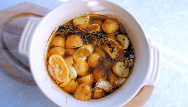Garlic and Lemon Potatoes