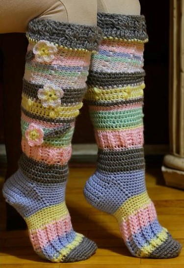 Colorful Knee High Socks