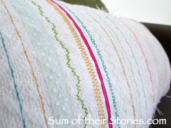 Stitched Cushion Cover Tutorial