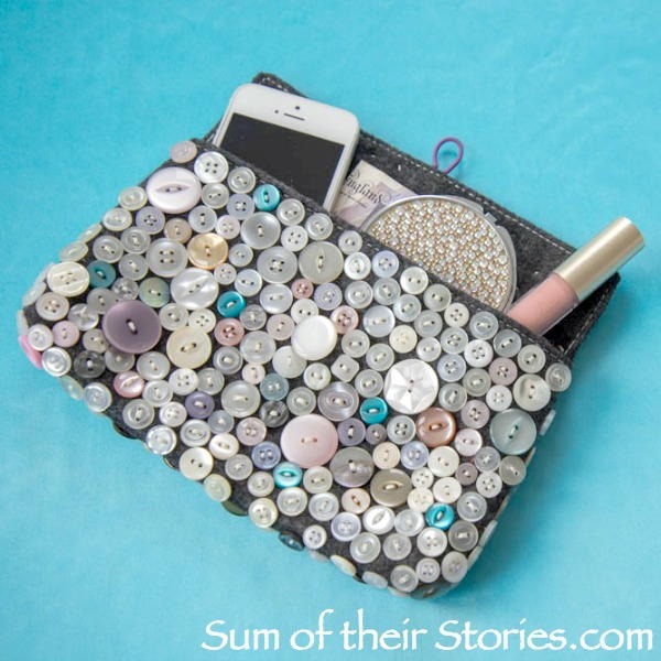 Button Clutch Bag