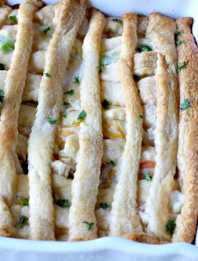 Crescent Roll Chicken Pot Pie