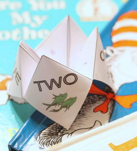 Dr Seuss Cootie Catcher