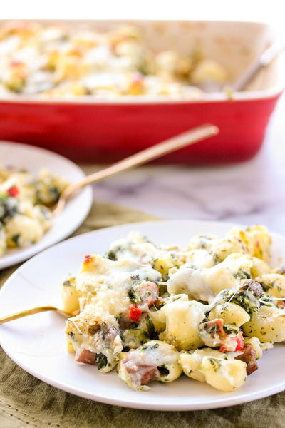 Three Cheese Italian Sausage Casserole