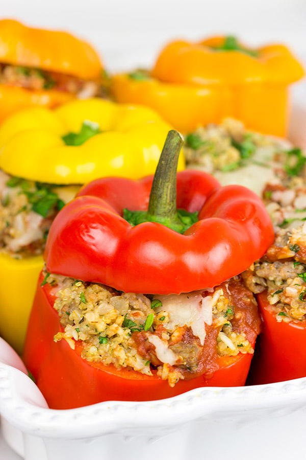 Italian Stuffed Peppers | RecipeLion.com