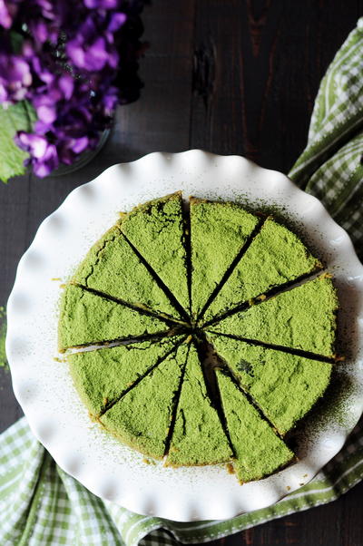 Gluten-Free Matcha Blondie