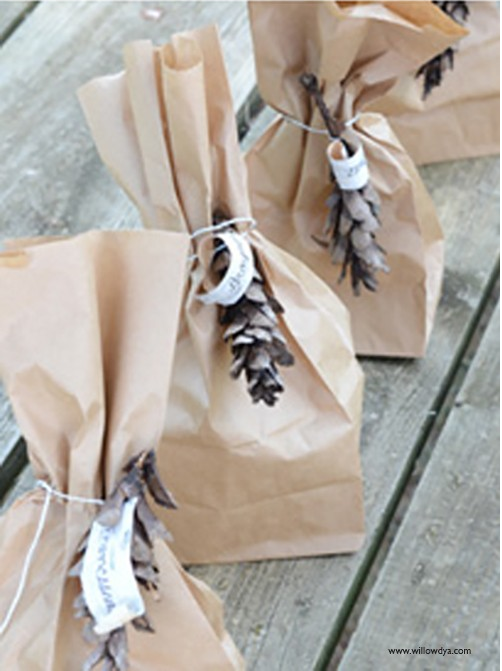 Pine Cone Camping Party Craft