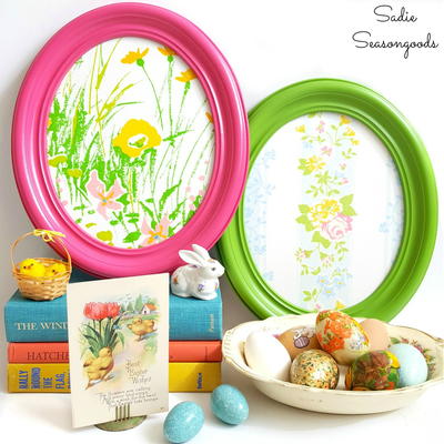 Vintage Easter Egg-Inspired Frames