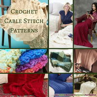 23 Crochet Cable Stitch Patterns