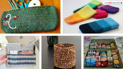 18 Crochet Storage and Crochet Organizer Patterns