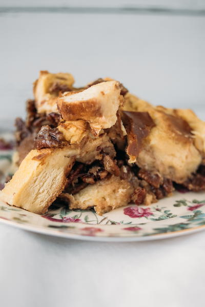 Royal Family Pecan Pie Bread Pudding