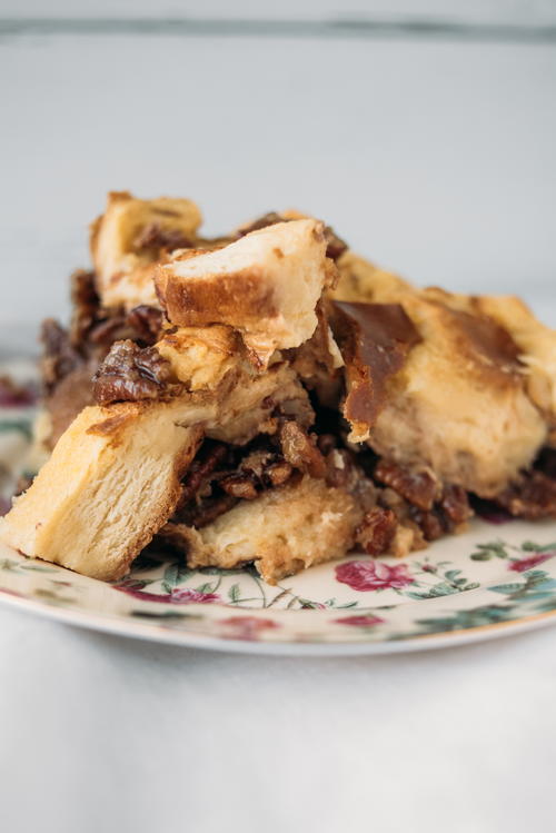 Royal Family Pecan Pie Bread Pudding 