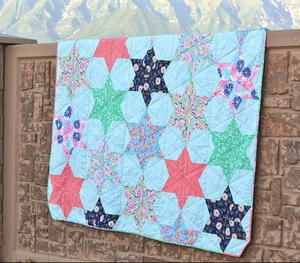 Counting Stars Bed Quilt Tutorial