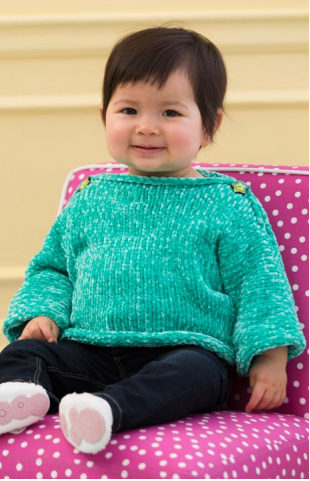 Simple and Soft Baby Pullover AllFreeKnitting