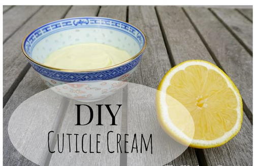 Lemony DIY Cuticle Cream