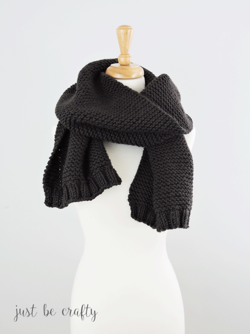 Mindless Garter Stitch Scarf AllFreeKnitting