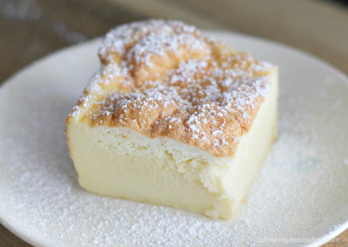 Very Vanilla Magic Custard Cake  RecipeLion.com